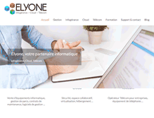 Tablet Screenshot of elyone.com